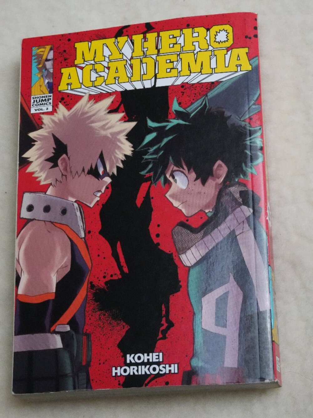 My Hero Academia Volume 2 Manga Book by Kehei Horikoshi English Version
